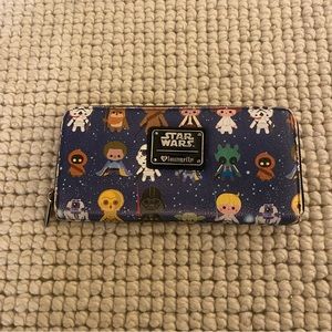 Loungefly Disney Star Wars Baby Character zip wallet
